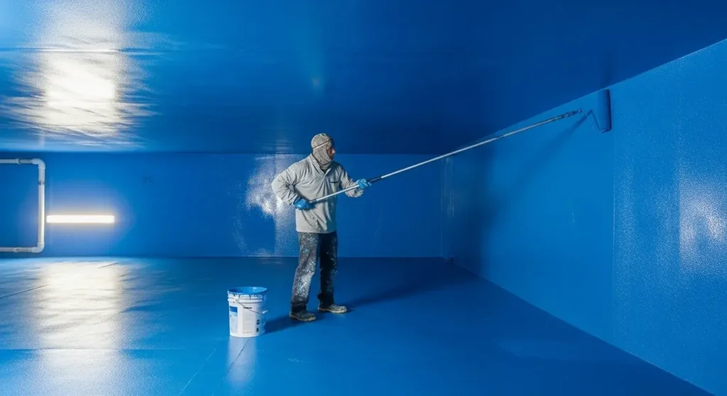 عزل الخزان بعد التلييس